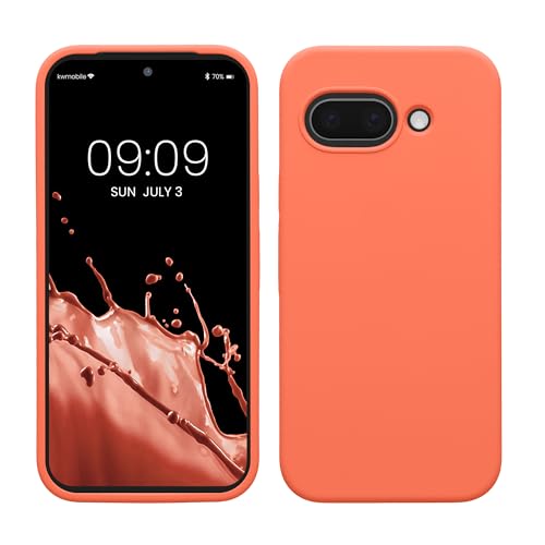 kwmobile Hülle kompatibel mit Google Pixel 9a Hülle - Silikon Handy Case - Handyhülle weiche Oberfläche - kabelloses Laden - Leuchtende Koralle kwmobile Hülle kompatibel mit Google Pixel 9a Hülle - Silikon Handy Case - Handyhülle weiche Oberfläche - kabelloses Laden - Leuchtende Koralle von kwmobile