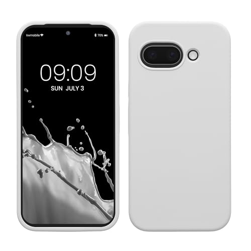 kwmobile Hülle kompatibel mit Google Pixel 9a Hülle - Silikon Handy Case - Handyhülle weiche Oberfläche - kabelloses Laden - Weiß matt kwmobile Hülle kompatibel mit Google Pixel 9a Hülle - Silikon Handy Case - Handyhülle weiche Oberfläche - kabelloses Laden - Weiß matt von kwmobile