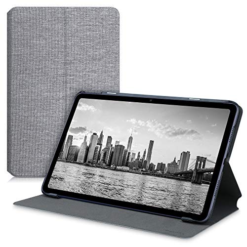 kwmobile Hülle kompatibel mit Huawei MatePad (10.4") - Slim Tablet Cover Case Schutzhülle mit Ständer Hellgrau von kwmobile