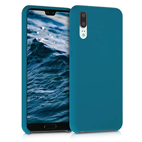 kwmobile Hülle kompatibel mit Huawei P20 Hülle - Silikon Handy Case - Handyhülle weiche Oberfläche - kabelloses Laden - Türkis matt kwmobile Hülle kompatibel mit Huawei P20 Hülle - Silikon Handy Case - Handyhülle weiche Oberfläche - kabelloses Laden - Türkis matt von kwmobile