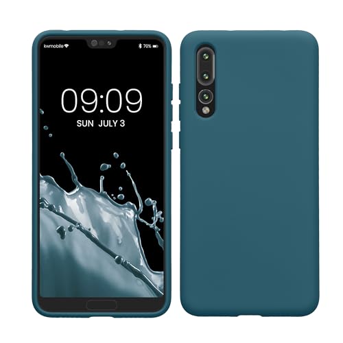 kwmobile Hülle kompatibel mit Huawei P20 Pro Hülle - gummierte TPU Silikon Handyhülle - Schutzhülle für kabelloses Laden - Case in Petrol matt kwmobile Hülle kompatibel mit Huawei P20 Pro Hülle - gummierte TPU Silikon Handyhülle - Schutzhülle für kabelloses Laden - Case in Petrol matt von kwmobile