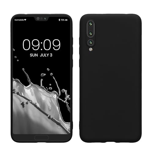 kwmobile Hülle kompatibel mit Huawei P20 Pro Hülle - weiches TPU Silikon Case - Cover geeignet für kabelloses Laden - Schwarz matt kwmobile Hülle kompatibel mit Huawei P20 Pro Hülle - weiches TPU Silikon Case - Cover geeignet für kabelloses Laden - Schwarz matt von kwmobile