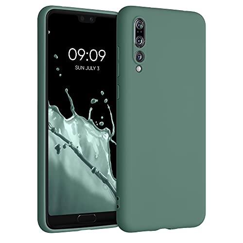kwmobile Hülle kompatibel mit Huawei P20 Pro Hülle - weiches TPU Silikon Case - Cover geeignet für kabelloses Laden - Tannengrün kwmobile Hülle kompatibel mit Huawei P20 Pro Hülle - weiches TPU Silikon Case - Cover geeignet für kabelloses Laden - Tannengrün von kwmobile