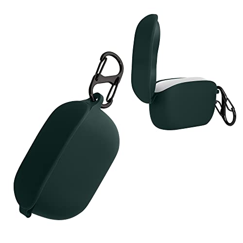 kwmobile Hülle kompatibel mit JBL Wave 100TWS Hülle - Kopfhörer Case - TPU Silikon Cover - Schutzhülle in Dunkelgrün von kwmobile
