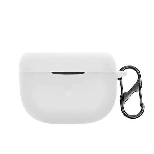 kwmobile Hülle kompatibel mit Jabra Elite 10 / E10 Kopfhörer - Silikon Schutzhülle Etui Case Cover Schoner in Weiß von kwmobile