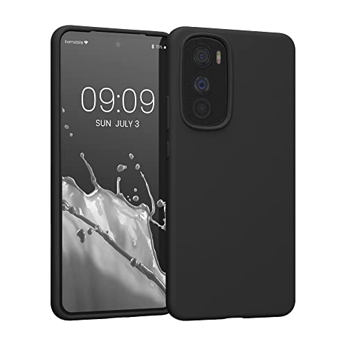 kwmobile Hülle kompatibel mit Motorola Edge 30 Hülle - Silikon Handy Case - Handyhülle weiche Oberfläche - kabelloses Laden - Schwarz kwmobile Hülle kompatibel mit Motorola Edge 30 Hülle - Silikon Handy Case - Handyhülle weiche Oberfläche - kabelloses Laden - Schwarz von kwmobile