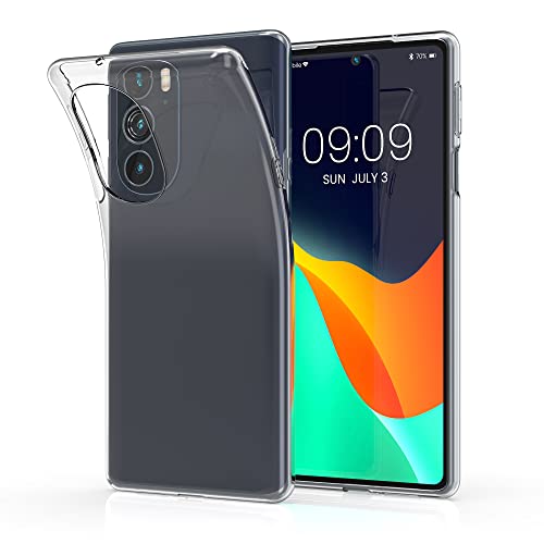 kwmobile Hülle kompatibel mit Motorola Edge 30 Pro/Edge Plus 2022 / Edge X30 - Silikon Handyhülle transparent - Handy Case in Transparent kwmobile Hülle kompatibel mit Motorola Edge 30 Pro/Edge Plus 2022 / Edge X30 - Silikon Handyhülle transparent - Handy Case in Transparent von kwmobile