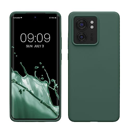kwmobile Hülle kompatibel mit Motorola Edge 40 Hülle - Silikon Handy Case - Handyhülle weiche Oberfläche - kabelloses Laden - Tannengrün kwmobile Hülle kompatibel mit Motorola Edge 40 Hülle - Silikon Handy Case - Handyhülle weiche Oberfläche - kabelloses Laden - Tannengrün von kwmobile