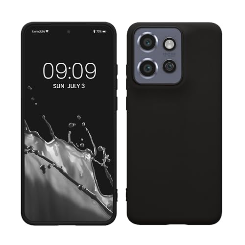 kwmobile Hülle kompatibel mit Motorola Edge 50 Neo/ThinkPhone 25 Hülle - weiches TPU Silikon Case - Cover geeignet für kabelloses Laden - Schwarz matt kwmobile Hülle kompatibel mit Motorola Edge 50 Neo/ThinkPhone 25 Hülle - weiches TPU Silikon Case - Cover geeignet für kabelloses Laden - Schwarz matt von kwmobile