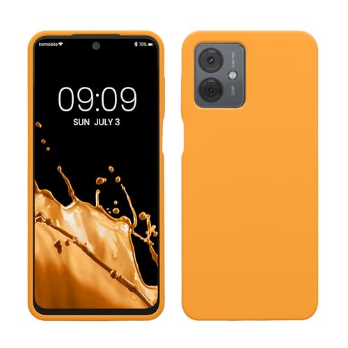 kwmobile Hülle kompatibel mit Motorola Moto G14 Hülle - Silikon Handy Case - Handyhülle weiche Oberfläche - kabelloses Laden - Fruity Orange kwmobile Hülle kompatibel mit Motorola Moto G14 Hülle - Silikon Handy Case - Handyhülle weiche Oberfläche - kabelloses Laden - Fruity Orange von kwmobile