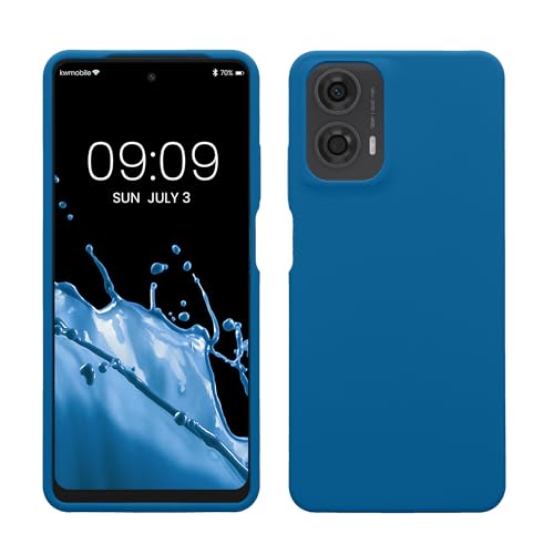 kwmobile Hülle kompatibel mit Motorola Moto G24 / E14 / G04 / G04s Hülle - Silikon Handy Case - Handyhülle weiche Oberfläche - kabelloses Laden - Blue Reef kwmobile Hülle kompatibel mit Motorola Moto G24 / E14 / G04 / G04s Hülle - Silikon Handy Case - Handyhülle weiche Oberfläche - kabelloses Laden - Blue Reef von kwmobile