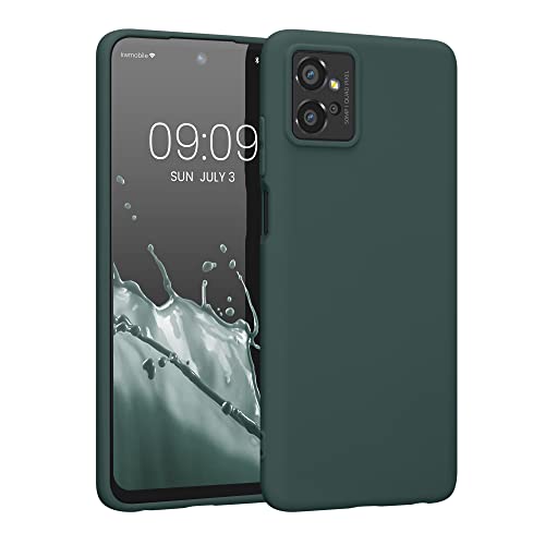 kwmobile Hülle kompatibel mit Motorola Moto G32 Hülle - weiches TPU Silikon Case - Cover geeignet für kabelloses Laden - Blaugrün kwmobile Hülle kompatibel mit Motorola Moto G32 Hülle - weiches TPU Silikon Case - Cover geeignet für kabelloses Laden - Blaugrün von kwmobile