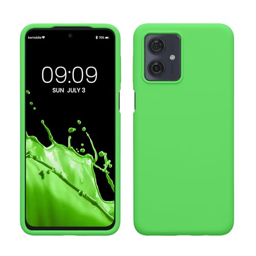 kwmobile Hülle kompatibel mit Motorola Moto G54 5G Hülle - Silikon Handy Case - Handyhülle weiche Oberfläche - kabelloses Laden - Limettengrün kwmobile Hülle kompatibel mit Motorola Moto G54 5G Hülle - Silikon Handy Case - Handyhülle weiche Oberfläche - kabelloses Laden - Limettengrün von kwmobile
