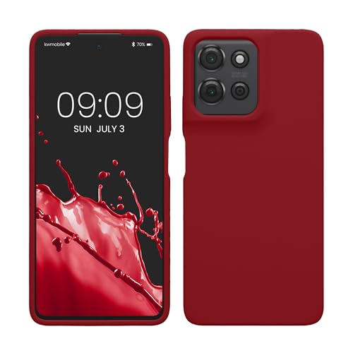 kwmobile Hülle kompatibel mit Motorola Moto G75 5G Hülle - Silikon Handy Case - Handyhülle weiche Oberfläche - kabelloses Laden - Rhabarber Rot kwmobile Hülle kompatibel mit Motorola Moto G75 5G Hülle - Silikon Handy Case - Handyhülle weiche Oberfläche - kabelloses Laden - Rhabarber Rot von kwmobile