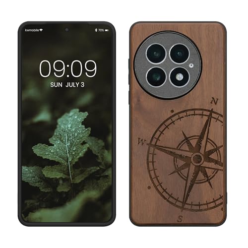 kwmobile Hülle kompatibel mit OnePlus 13 Hülle - Holz Case - Handy Cover - TPU Handyhülle in Dunkelbraun Kompass Vintage kwmobile Hülle kompatibel mit OnePlus 13 Hülle - Holz Case - Handy Cover - TPU Handyhülle in Dunkelbraun Kompass Vintage von kwmobile