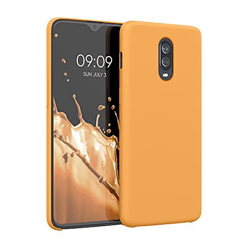kwmobile Hülle kompatibel mit OnePlus 6T Hülle - Silikon Handy Case - Handyhülle weiche Oberfläche - kabelloses Laden - Marigold kwmobile Hülle kompatibel mit OnePlus 6T Hülle - Silikon Handy Case - Handyhülle weiche Oberfläche - kabelloses Laden - Marigold von kwmobile