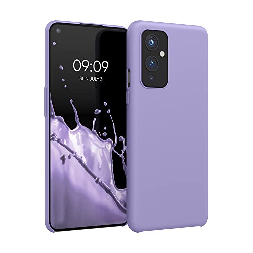 kwmobile Hülle kompatibel mit OnePlus 9 (EU/NA Version) Hülle - Silikon Handy Case - Handyhülle weiche Oberfläche - kabelloses Laden - Veilchen Lila von kwmobile