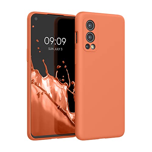 kwmobile Hülle kompatibel mit OnePlus Nord 2 5G Hülle - Silikon Handy Case - Handyhülle weiche Oberfläche - kabelloses Laden - Summer Orange kwmobile Hülle kompatibel mit OnePlus Nord 2 5G Hülle - Silikon Handy Case - Handyhülle weiche Oberfläche - kabelloses Laden - Summer Orange von kwmobile