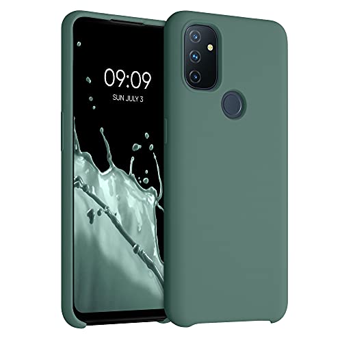 kwmobile Hülle kompatibel mit OnePlus Nord N100 Hülle - Silikon Handy Case - Handyhülle weiche Oberfläche - kabelloses Laden - Tannengrün kwmobile Hülle kompatibel mit OnePlus Nord N100 Hülle - Silikon Handy Case - Handyhülle weiche Oberfläche - kabelloses Laden - Tannengrün von kwmobile