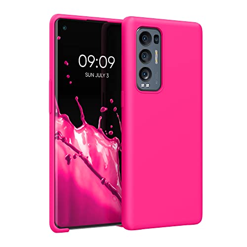 kwmobile Hülle kompatibel mit Oppo Find X3 Neo Hülle - Silikon Handy Case - Handyhülle weiche Oberfläche - kabelloses Laden - Neon Pink kwmobile Hülle kompatibel mit Oppo Find X3 Neo Hülle - Silikon Handy Case - Handyhülle weiche Oberfläche - kabelloses Laden - Neon Pink von kwmobile