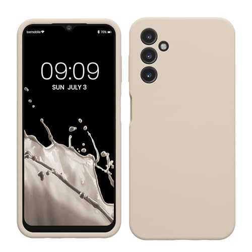 kwmobile Hülle kompatibel mit Samsung Galaxy A14 5G Hülle - Silikon Handy Case - Handyhülle weiche Oberfläche - kabelloses Laden - Creme matt kwmobile Hülle kompatibel mit Samsung Galaxy A14 5G Hülle - Silikon Handy Case - Handyhülle weiche Oberfläche - kabelloses Laden - Creme matt von kwmobile