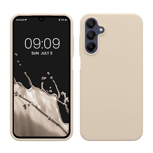 kwmobile Hülle kompatibel mit Samsung Galaxy A15 5G Hülle - Silikon Handy Case - Handyhülle weiche Oberfläche - kabelloses Laden - Creme matt kwmobile Hülle kompatibel mit Samsung Galaxy A15 5G Hülle - Silikon Handy Case - Handyhülle weiche Oberfläche - kabelloses Laden - Creme matt von kwmobile