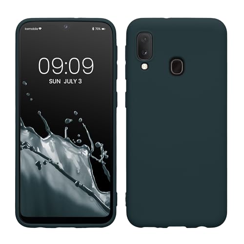 kwmobile Hülle kompatibel mit Samsung Galaxy A20e Hülle - weiches TPU Silikon Case - Cover geeignet für kabelloses Laden - Dunkler Schiefer kwmobile Hülle kompatibel mit Samsung Galaxy A20e Hülle - weiches TPU Silikon Case - Cover geeignet für kabelloses Laden - Dunkler Schiefer von kwmobile