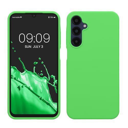 kwmobile Hülle kompatibel mit Samsung Galaxy A25 Hülle - Silikon Handy Case - Handyhülle weiche Oberfläche - kabelloses Laden - Limettengrün kwmobile Hülle kompatibel mit Samsung Galaxy A25 Hülle - Silikon Handy Case - Handyhülle weiche Oberfläche - kabelloses Laden - Limettengrün von kwmobile