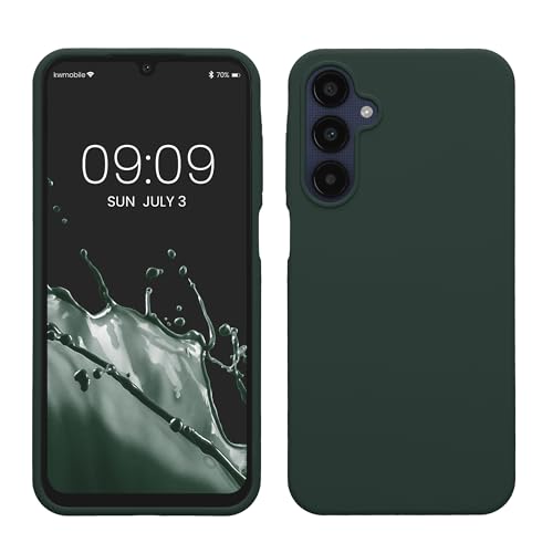 kwmobile Hülle kompatibel mit Samsung Galaxy A25 Hülle - Silikon Handy Case - Handyhülle weiche Oberfläche - kabelloses Laden - Moosgrün kwmobile Hülle kompatibel mit Samsung Galaxy A25 Hülle - Silikon Handy Case - Handyhülle weiche Oberfläche - kabelloses Laden - Moosgrün von kwmobile