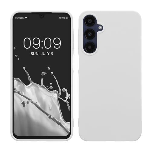 kwmobile Hülle kompatibel mit Samsung Galaxy A25 Hülle - weiches TPU Silikon Case - Cover geeignet für kabelloses Laden - Weiß matt kwmobile Hülle kompatibel mit Samsung Galaxy A25 Hülle - weiches TPU Silikon Case - Cover geeignet für kabelloses Laden - Weiß matt von kwmobile