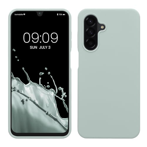 kwmobile Hülle kompatibel mit Samsung Galaxy A26 5G Hülle - Silikon Handy Case - Handyhülle weiche Oberfläche - kabelloses Laden - Cool Mint kwmobile Hülle kompatibel mit Samsung Galaxy A26 5G Hülle - Silikon Handy Case - Handyhülle weiche Oberfläche - kabelloses Laden - Cool Mint von kwmobile