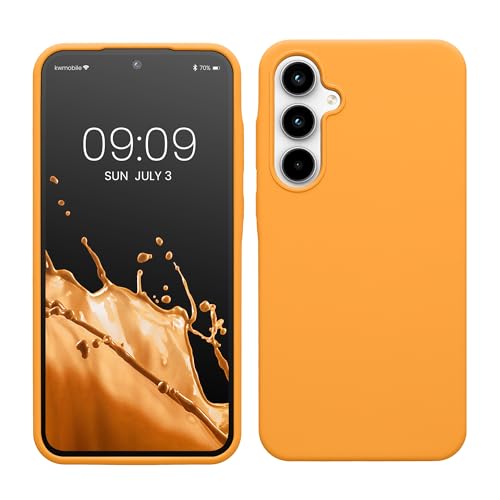 kwmobile Hülle kompatibel mit Samsung Galaxy A35 Hülle - Silikon Handy Case - Handyhülle weiche Oberfläche - kabelloses Laden - Fruity Orange kwmobile Hülle kompatibel mit Samsung Galaxy A35 Hülle - Silikon Handy Case - Handyhülle weiche Oberfläche - kabelloses Laden - Fruity Orange von kwmobile