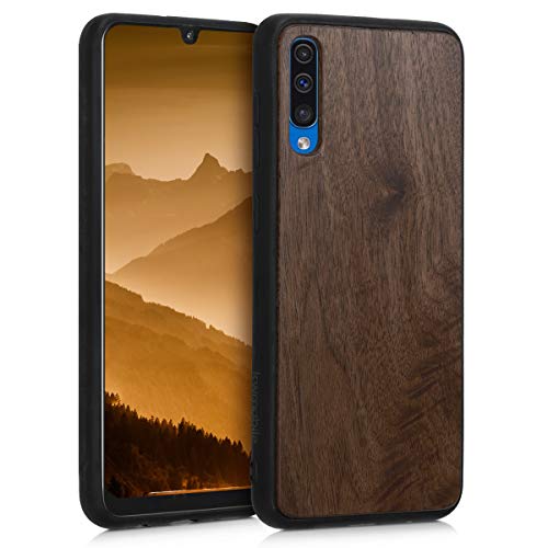 kwmobile Hülle kompatibel mit Samsung Galaxy A50 Hülle - Holz Case - stoßfestes Handy Cover - TPU Handyhülle in Dunkelbraun kwmobile Hülle kompatibel mit Samsung Galaxy A50 Hülle - Holz Case - stoßfestes Handy Cover - TPU Handyhülle in Dunkelbraun von kwmobile