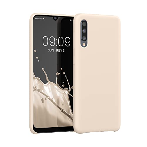 kwmobile Hülle kompatibel mit Samsung Galaxy A50 Hülle - Silikon Handy Case - Handyhülle weiche Oberfläche - kabelloses Laden - Creme matt kwmobile Hülle kompatibel mit Samsung Galaxy A50 Hülle - Silikon Handy Case - Handyhülle weiche Oberfläche - kabelloses Laden - Creme matt von kwmobile