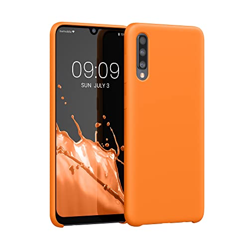 kwmobile Hülle kompatibel mit Samsung Galaxy A50 Hülle - Silikon Handy Case - Handyhülle weiche Oberfläche - kabelloses Laden - Fruity Orange kwmobile Hülle kompatibel mit Samsung Galaxy A50 Hülle - Silikon Handy Case - Handyhülle weiche Oberfläche - kabelloses Laden - Fruity Orange von kwmobile
