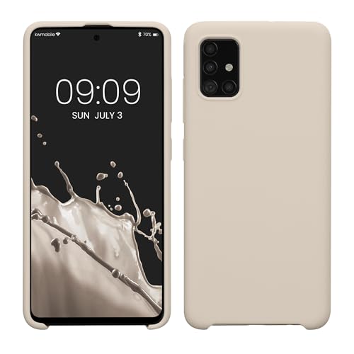 kwmobile Hülle kompatibel mit Samsung Galaxy A51 Hülle - Silikon Handy Case - Handyhülle weiche Oberfläche - kabelloses Laden - Creme kwmobile Hülle kompatibel mit Samsung Galaxy A51 Hülle - Silikon Handy Case - Handyhülle weiche Oberfläche - kabelloses Laden - Creme von kwmobile