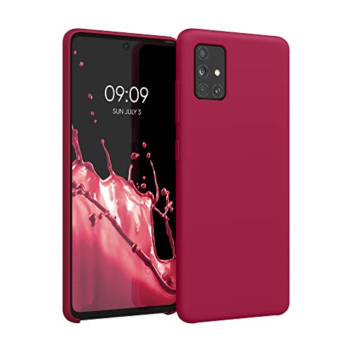 kwmobile Hülle kompatibel mit Samsung Galaxy A51 Hülle - Silikon Handy Case - Handyhülle weiche Oberfläche - kabelloses Laden - Sweet Cherry kwmobile Hülle kompatibel mit Samsung Galaxy A51 Hülle - Silikon Handy Case - Handyhülle weiche Oberfläche - kabelloses Laden - Sweet Cherry von kwmobile