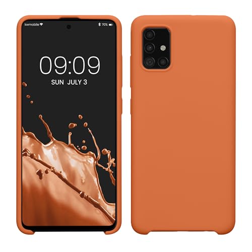 kwmobile Hülle kompatibel mit Samsung Galaxy A51 Hülle - Silikon Handy Case - Handyhülle weiche Oberfläche - kabelloses Laden - Warme Aprikose kwmobile Hülle kompatibel mit Samsung Galaxy A51 Hülle - Silikon Handy Case - Handyhülle weiche Oberfläche - kabelloses Laden - Warme Aprikose von kwmobile