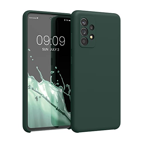 kwmobile Hülle kompatibel mit Samsung Galaxy A52 / A52 5G / A52s 5G Hülle - Silikon Handy Case - Handyhülle weiche Oberfläche - kabelloses Laden - Moosgrün kwmobile Hülle kompatibel mit Samsung Galaxy A52 / A52 5G / A52s 5G Hülle - Silikon Handy Case - Handyhülle weiche Oberfläche - kabelloses Laden - Moosgrün von kwmobile