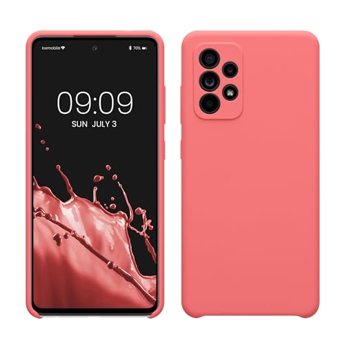 kwmobile Hülle kompatibel mit Samsung Galaxy A52 / A52 5G / A52s 5G Hülle - Silikon Handy Case - Handyhülle weiche Oberfläche - kabelloses Laden - Pastell Koralle kwmobile Hülle kompatibel mit Samsung Galaxy A52 / A52 5G / A52s 5G Hülle - Silikon Handy Case - Handyhülle weiche Oberfläche - kabelloses Laden - Pastell Koralle von kwmobile