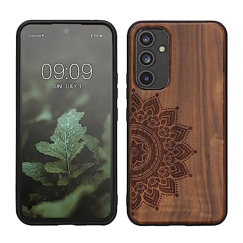 kwmobile Hülle kompatibel mit Samsung Galaxy A54 5G Hülle - Holz Case - Handy Cover - TPU Handyhülle in Dunkelbraun Aufgehende Sonne kwmobile Hülle kompatibel mit Samsung Galaxy A54 5G Hülle - Holz Case - Handy Cover - TPU Handyhülle in Dunkelbraun Aufgehende Sonne von kwmobile