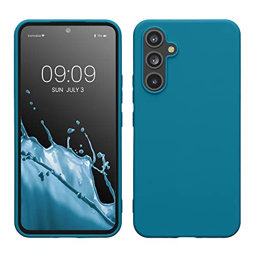 kwmobile Hülle kompatibel mit Samsung Galaxy A54 5G Hülle - TPU Silikon Handyhülle - Schutzhülle stoßabsorbierend flexibel - Case in Karibikblau kwmobile Hülle kompatibel mit Samsung Galaxy A54 5G Hülle - TPU Silikon Handyhülle - Schutzhülle stoßabsorbierend flexibel - Case in Karibikblau von kwmobile