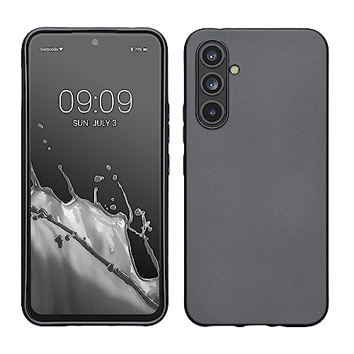 kwmobile Hülle kompatibel mit Samsung Galaxy A54 5G Hülle - TPU Silikon Handyhülle - Schutzhülle stoßabsorbierend flexibel - Case in Metallic Grau von kwmobile