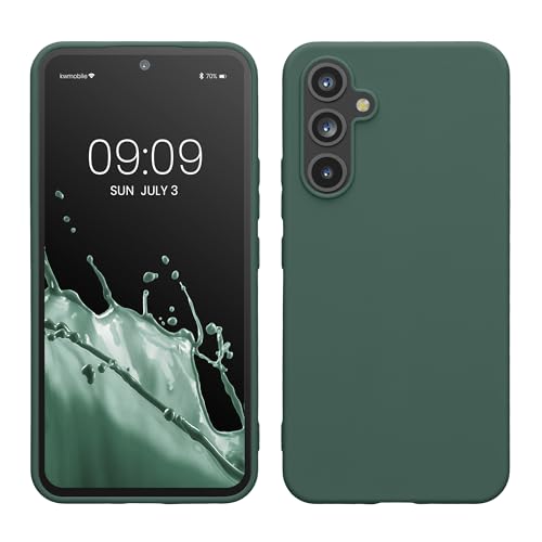 kwmobile Hülle kompatibel mit Samsung Galaxy A54 5G Hülle - TPU Silikon Handyhülle - Schutzhülle stoßabsorbierend flexibel - Case in Tannengrün kwmobile Hülle kompatibel mit Samsung Galaxy A54 5G Hülle - TPU Silikon Handyhülle - Schutzhülle stoßabsorbierend flexibel - Case in Tannengrün von kwmobile
