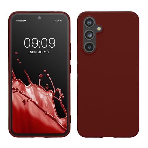 kwmobile Hülle kompatibel mit Samsung Galaxy A54 5G Hülle - TPU Silikon Handyhülle - Schutzhülle stoßabsorbierend flexibel - Case in Tawny Red von kwmobile