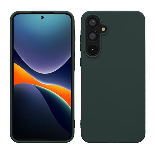 kwmobile Hülle kompatibel mit Samsung Galaxy A55 5G Hülle - weiches TPU Silikon Case - Cover geeignet für kabelloses Laden - Moosgrün kwmobile Hülle kompatibel mit Samsung Galaxy A55 5G Hülle - weiches TPU Silikon Case - Cover geeignet für kabelloses Laden - Moosgrün von kwmobile