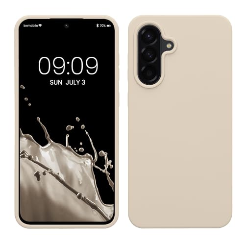 kwmobile Hülle kompatibel mit Samsung Galaxy A56 5G Hülle - Silikon Handy Case - Handyhülle weiche Oberfläche - kabelloses Laden - Creme matt kwmobile Hülle kompatibel mit Samsung Galaxy A56 5G Hülle - Silikon Handy Case - Handyhülle weiche Oberfläche - kabelloses Laden - Creme matt von kwmobile