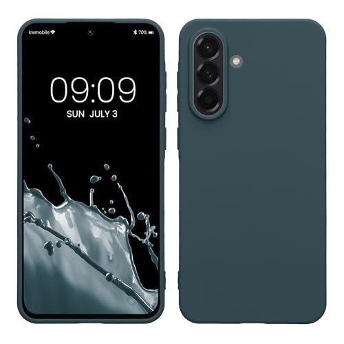 kwmobile Hülle kompatibel mit Samsung Galaxy A56 5G Hülle - weiches TPU Silikon Case - Cover geeignet für kabelloses Laden - Dunkler Schiefer kwmobile Hülle kompatibel mit Samsung Galaxy A56 5G Hülle - weiches TPU Silikon Case - Cover geeignet für kabelloses Laden - Dunkler Schiefer von kwmobile