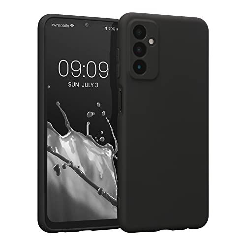 kwmobile Hülle kompatibel mit Samsung Galaxy M13 Hülle - weiches TPU Silikon Case - Cover geeignet für kabelloses Laden - Schwarz kwmobile Hülle kompatibel mit Samsung Galaxy M13 Hülle - weiches TPU Silikon Case - Cover geeignet für kabelloses Laden - Schwarz von kwmobile