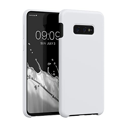 kwmobile Hülle kompatibel mit Samsung Galaxy S10e Hülle - Silikon Handy Case - Handyhülle weiche Oberfläche - kabelloses Laden - Weiß matt kwmobile Hülle kompatibel mit Samsung Galaxy S10e Hülle - Silikon Handy Case - Handyhülle weiche Oberfläche - kabelloses Laden - Weiß matt von kwmobile
